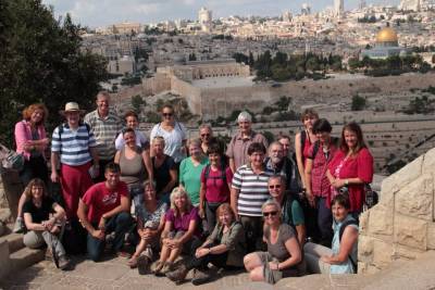 Gruppenbild der Israel-Reise vom Herbst 2012