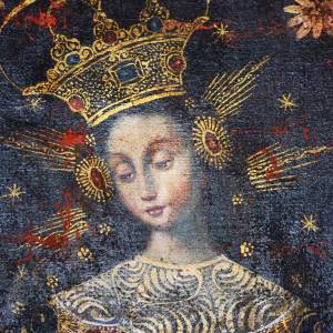 Maria in der Ikone im Sitzungsraum des Pfarrhauses