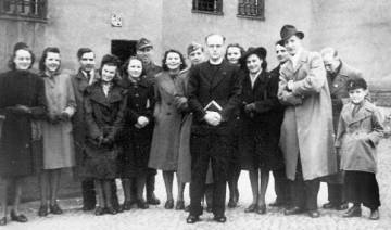 Enno Wolters mit der Pfarrjugend 1944