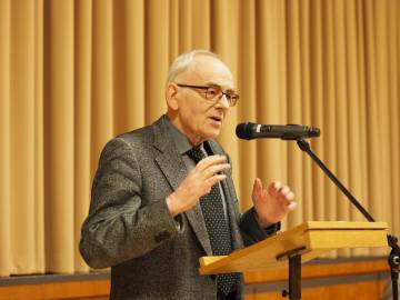 Pater Michael Sievernich SJ im Gemeindesaal von Mater Dolorosa