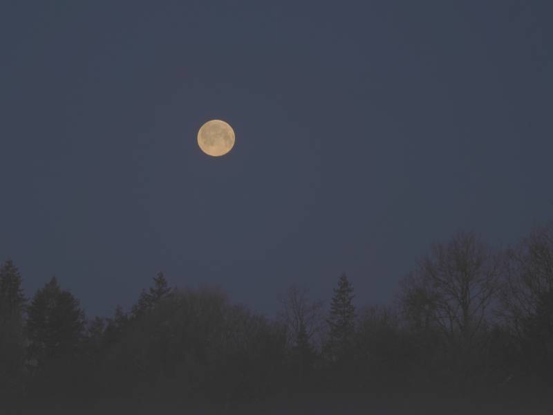 Frühlingsvollmond am Gründonnerstag